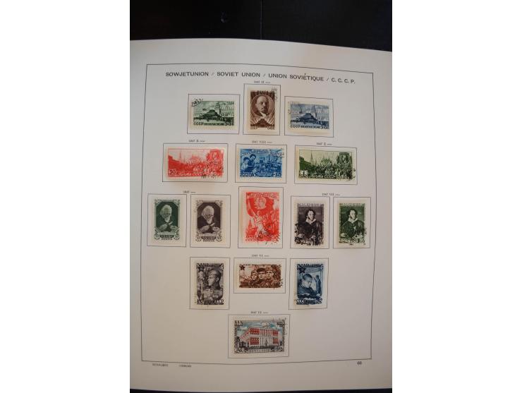 1930/91, schöne gestempelte Sammlung mit einer Vielzahl an besseren Werten, dabei Mi.-Nr. 402-05B, 427-28, 483-87, 499-508, B