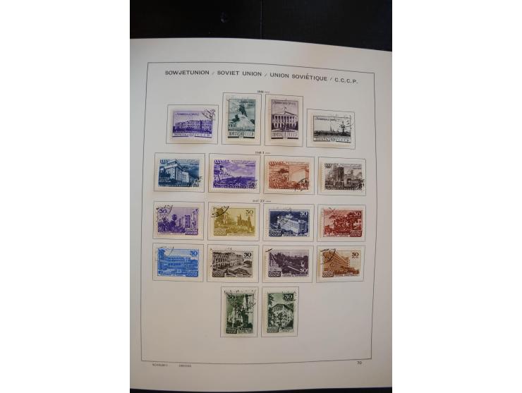 1930/91, schöne gestempelte Sammlung mit einer Vielzahl an besseren Werten, dabei Mi.-Nr. 402-05B, 427-28, 483-87, 499-508, B