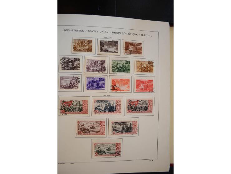 1930/91, schöne gestempelte Sammlung mit einer Vielzahl an besseren Werten, dabei Mi.-Nr. 402-05B, 427-28, 483-87, 499-508, B