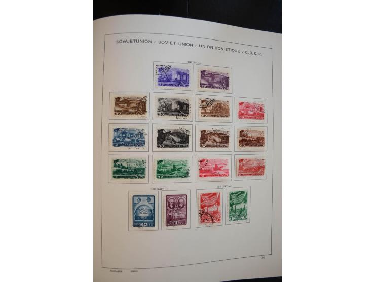 1930/91, schöne gestempelte Sammlung mit einer Vielzahl an besseren Werten, dabei Mi.-Nr. 402-05B, 427-28, 483-87, 499-508, B