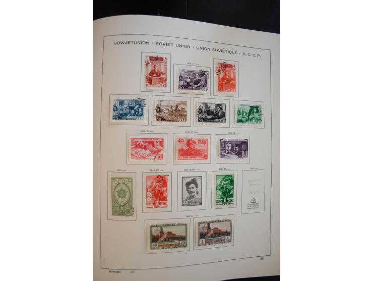 1930/91, schöne gestempelte Sammlung mit einer Vielzahl an besseren Werten, dabei Mi.-Nr. 402-05B, 427-28, 483-87, 499-508, B