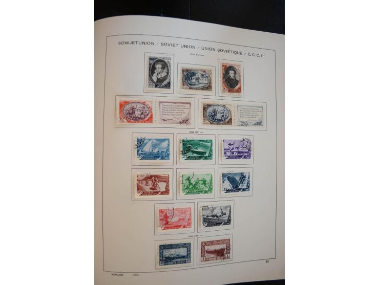 1930/91, schöne gestempelte Sammlung mit einer Vielzahl an besseren Werten, dabei Mi.-Nr. 402-05B, 427-28, 483-87, 499-508, B