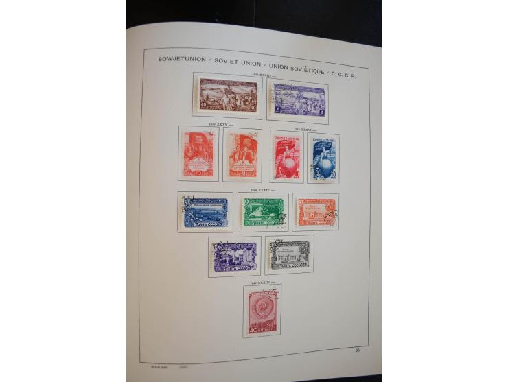 1930/91, schöne gestempelte Sammlung mit einer Vielzahl an besseren Werten, dabei Mi.-Nr. 402-05B, 427-28, 483-87, 499-508, B