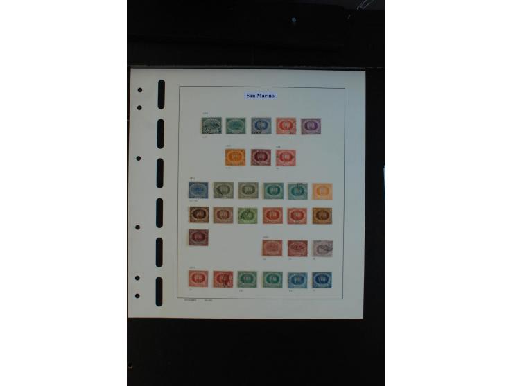 1877/1967, ungebrauchte und gestempelte Sammlung mit mittleren Ausgaben