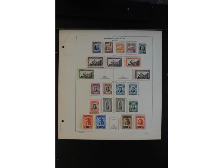 1877/1967, ungebrauchte und gestempelte Sammlung mit mittleren Ausgaben