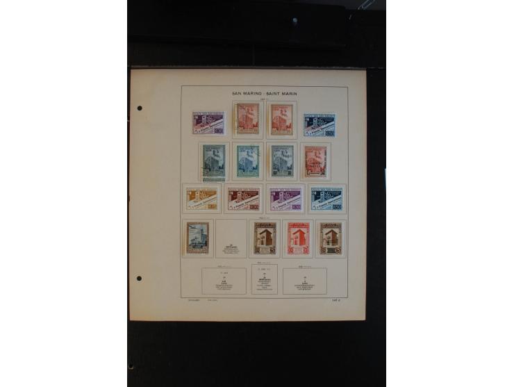 1877/1967, ungebrauchte und gestempelte Sammlung mit mittleren Ausgaben