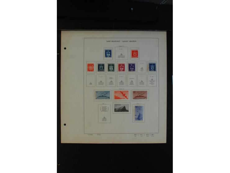 1877/1967, ungebrauchte und gestempelte Sammlung mit mittleren Ausgaben