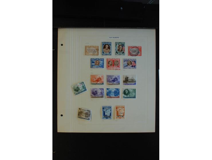 1877/1967, ungebrauchte und gestempelte Sammlung mit mittleren Ausgaben