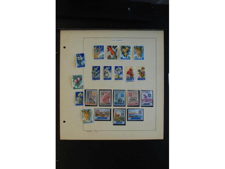 1877/1967, ungebrauchte und gestempelte Sammlung mit mittleren Ausgaben
