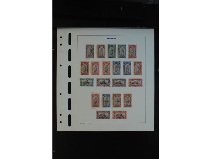 1877/1967, ungebrauchte und gestempelte Sammlung mit mittleren Ausgaben