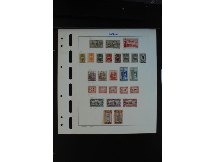 1877/1967, ungebrauchte und gestempelte Sammlung mit mittleren Ausgaben