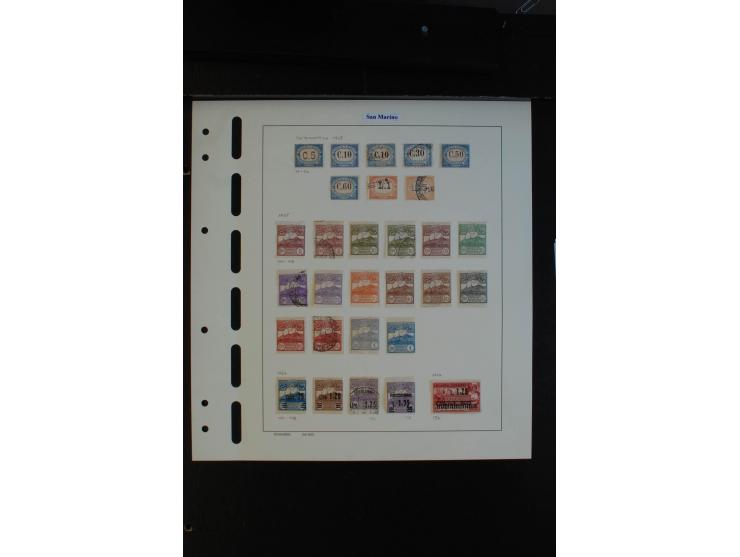 1877/1967, ungebrauchte und gestempelte Sammlung mit mittleren Ausgaben