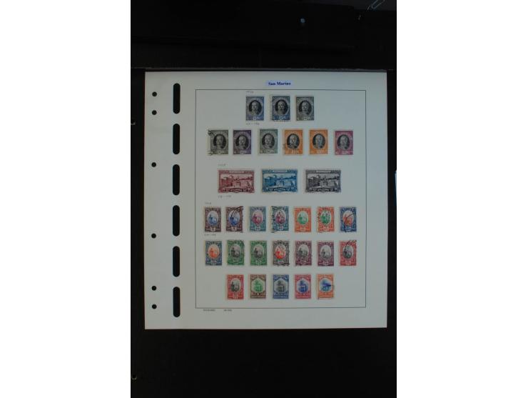 1877/1967, ungebrauchte und gestempelte Sammlung mit mittleren Ausgaben