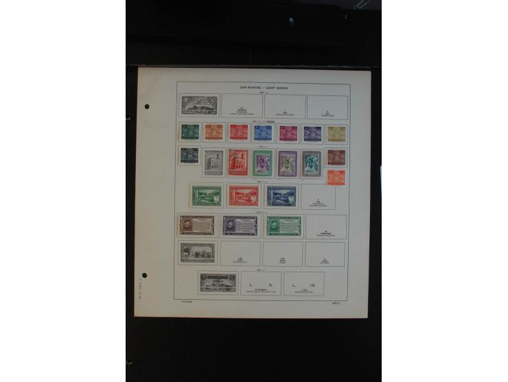 1877/1967, ungebrauchte und gestempelte Sammlung mit mittleren Ausgaben