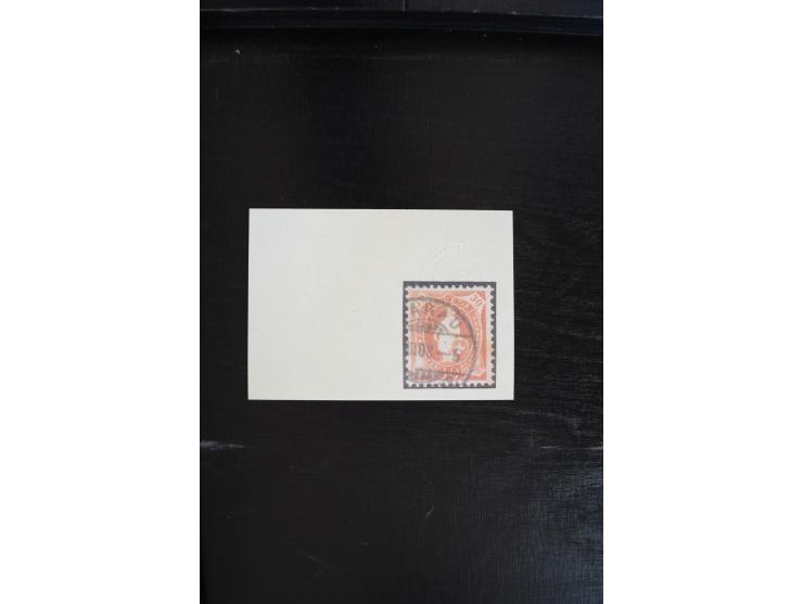 1843/1999, in den Hauptnummern überkomplette und teils spezialisierte Sammlung, in 3 in Ziegenleder gebundenen, individuellen