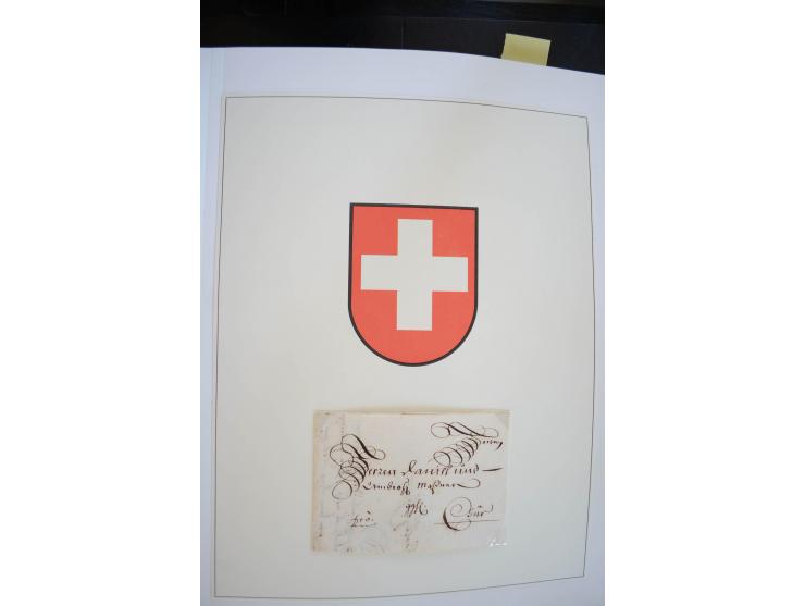 1843/1999, in den Hauptnummern überkomplette und teils spezialisierte Sammlung, in 3 in Ziegenleder gebundenen, individuellen