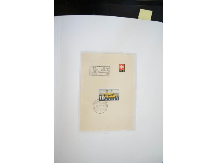 1843/1999, in den Hauptnummern überkomplette und teils spezialisierte Sammlung, in 3 in Ziegenleder gebundenen, individuellen