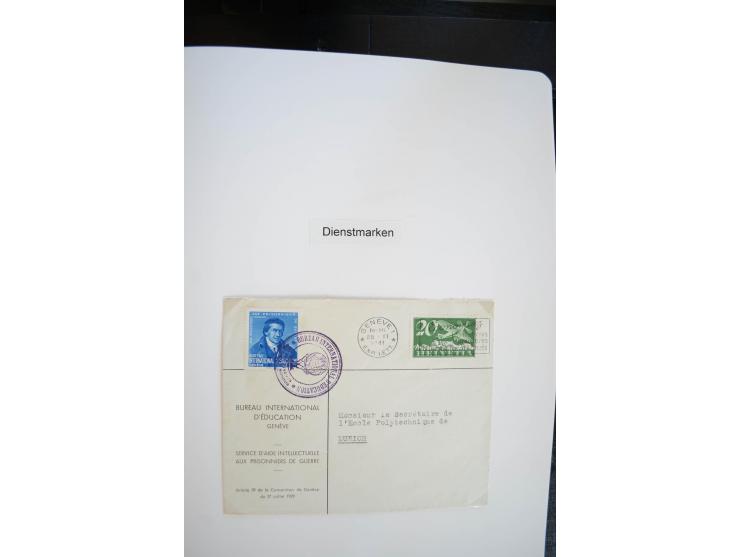 1843/1999, in den Hauptnummern überkomplette und teils spezialisierte Sammlung, in 3 in Ziegenleder gebundenen, individuellen