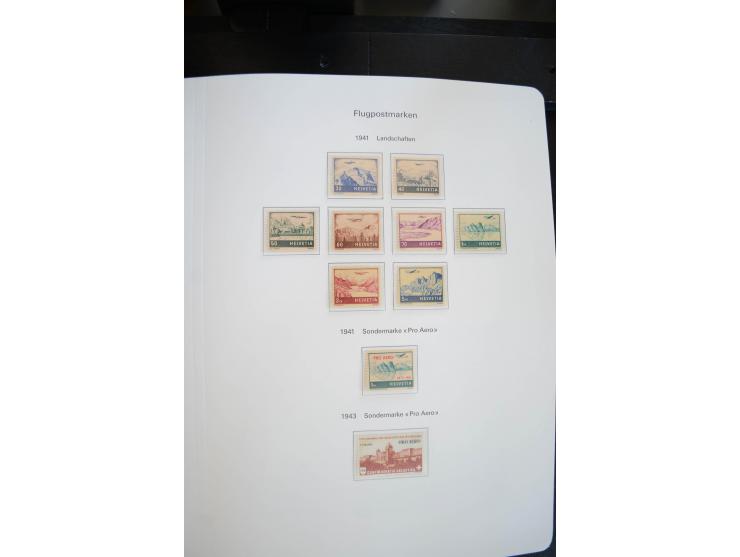 1843/1999, in den Hauptnummern überkomplette und teils spezialisierte Sammlung, in 3 in Ziegenleder gebundenen, individuellen