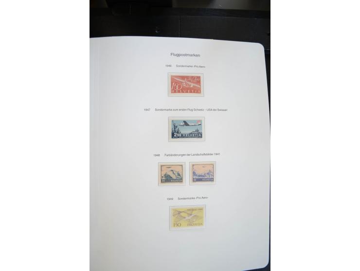 1843/1999, in den Hauptnummern überkomplette und teils spezialisierte Sammlung, in 3 in Ziegenleder gebundenen, individuellen
