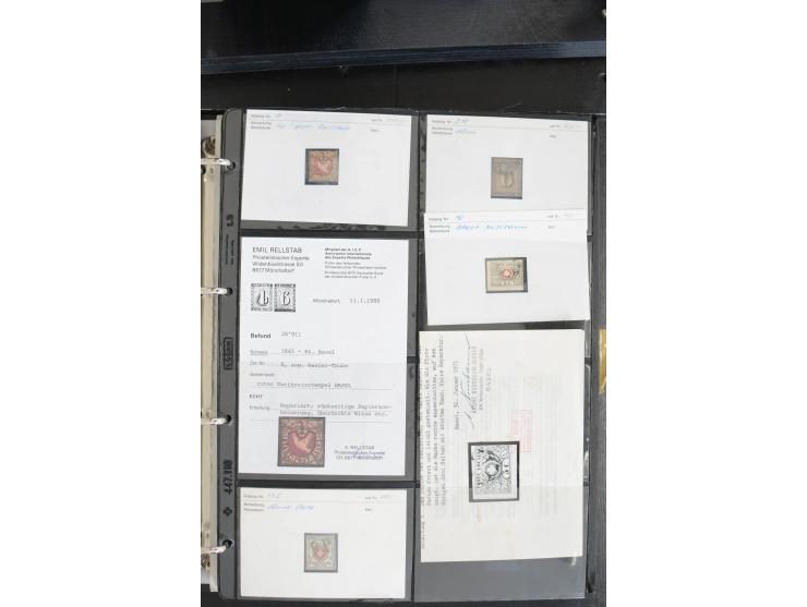 1845/1955, interessante ungebrauchte/postfrische und gestempelte Partie, alles sauber auf Verkäufskärtchen vorbeitet, dabei u