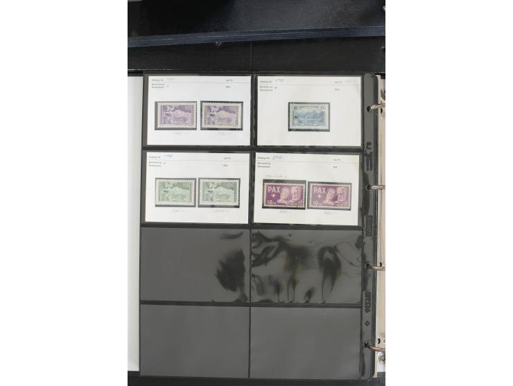 1845/1955, interessante ungebrauchte/postfrische und gestempelte Partie, alles sauber auf Verkäufskärtchen vorbeitet, dabei u