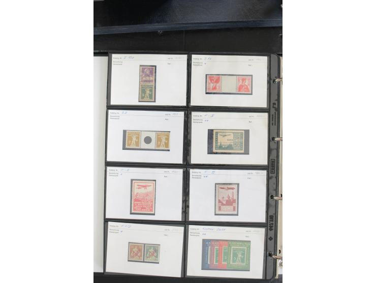 1845/1955, interessante ungebrauchte/postfrische und gestempelte Partie, alles sauber auf Verkäufskärtchen vorbeitet, dabei u