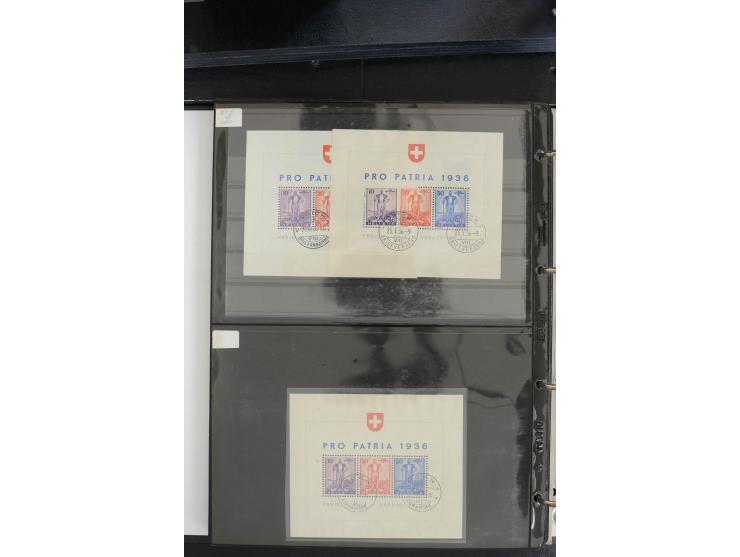 1845/1955, interessante ungebrauchte/postfrische und gestempelte Partie, alles sauber auf Verkäufskärtchen vorbeitet, dabei u