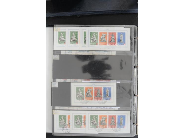 1845/1955, interessante ungebrauchte/postfrische und gestempelte Partie, alles sauber auf Verkäufskärtchen vorbeitet, dabei u