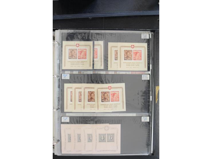1845/1955, interessante ungebrauchte/postfrische und gestempelte Partie, alles sauber auf Verkäufskärtchen vorbeitet, dabei u