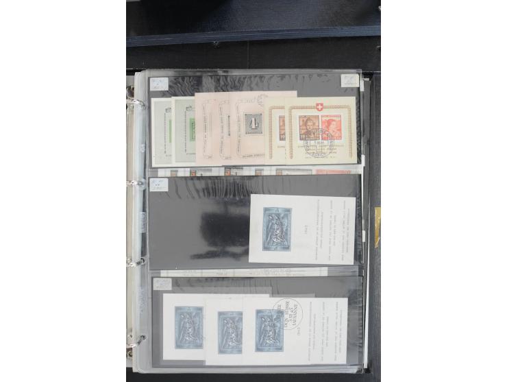 1845/1955, interessante ungebrauchte/postfrische und gestempelte Partie, alles sauber auf Verkäufskärtchen vorbeitet, dabei u