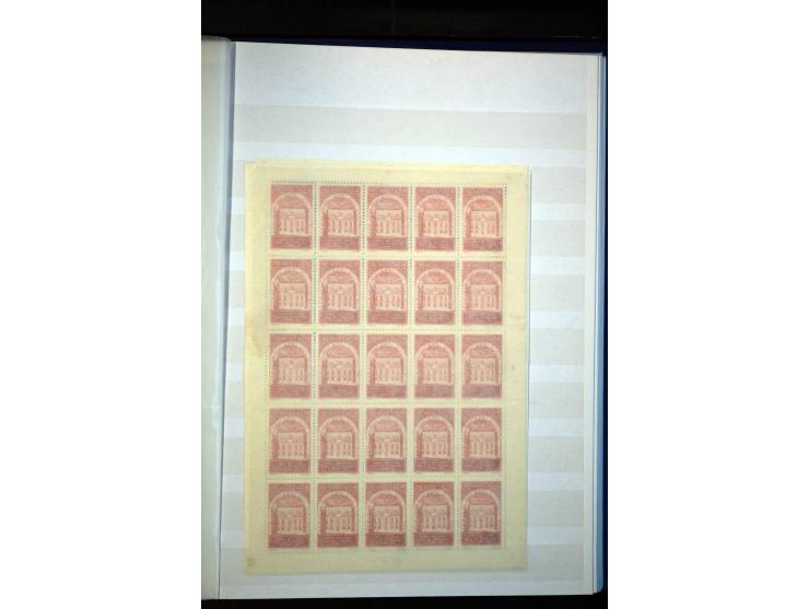 1862/2000, gestempelter und ungebrauchter/postfrischer Sammlungsbestand im dicken Steckbuch mit einigen besseren und kpl. Aus