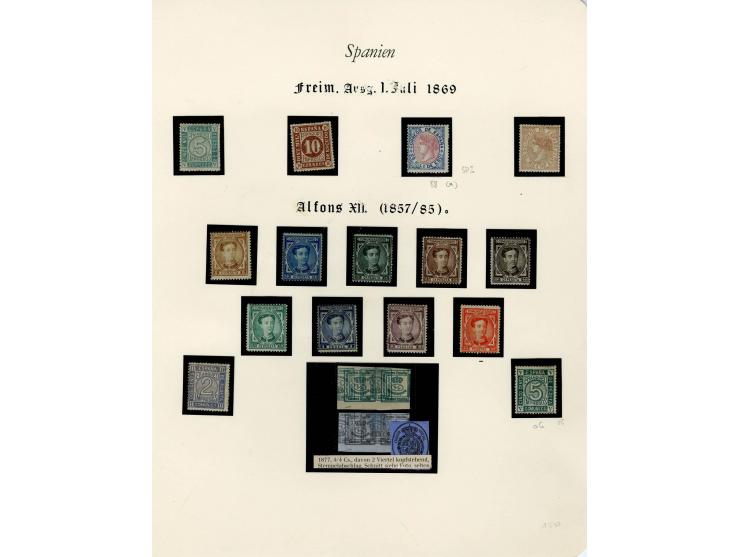 1867/1950, meist ungebrauchte Partie auf Seiten, dabei u.a. Aufdruckausgaben 1927, Mi. 444-56 (3), 598-610, 721-26(2), Block 