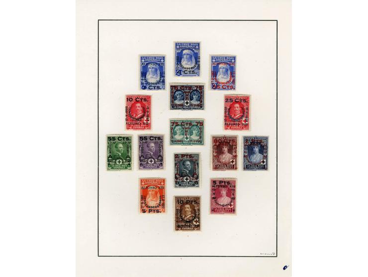 1867/1950, meist ungebrauchte Partie auf Seiten, dabei u.a. Aufdruckausgaben 1927, Mi. 444-56 (3), 598-610, 721-26(2), Block 