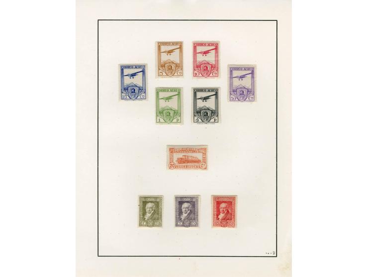 1867/1950, meist ungebrauchte Partie auf Seiten, dabei u.a. Aufdruckausgaben 1927, Mi. 444-56 (3), 598-610, 721-26(2), Block 