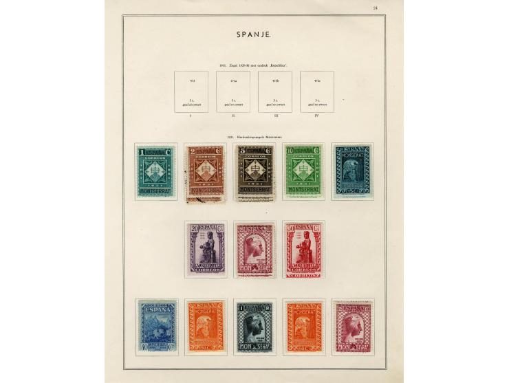 1867/1950, meist ungebrauchte Partie auf Seiten, dabei u.a. Aufdruckausgaben 1927, Mi. 444-56 (3), 598-610, 721-26(2), Block 