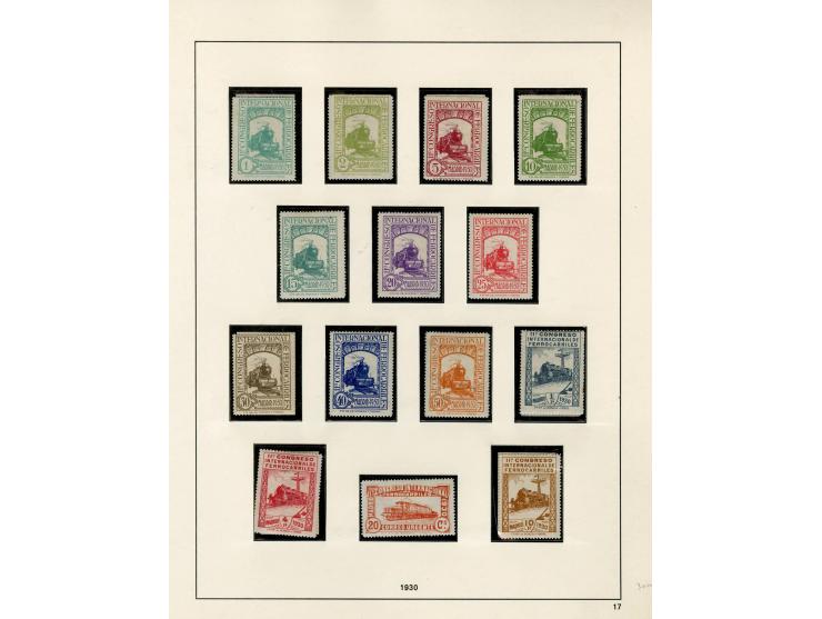 1867/1950, meist ungebrauchte Partie auf Seiten, dabei u.a. Aufdruckausgaben 1927, Mi. 444-56 (3), 598-610, 721-26(2), Block 