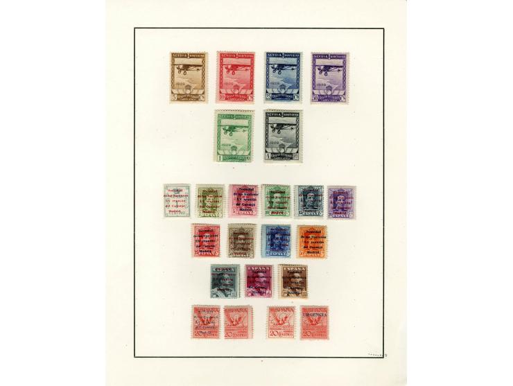 1867/1950, meist ungebrauchte Partie auf Seiten, dabei u.a. Aufdruckausgaben 1927, Mi. 444-56 (3), 598-610, 721-26(2), Block 