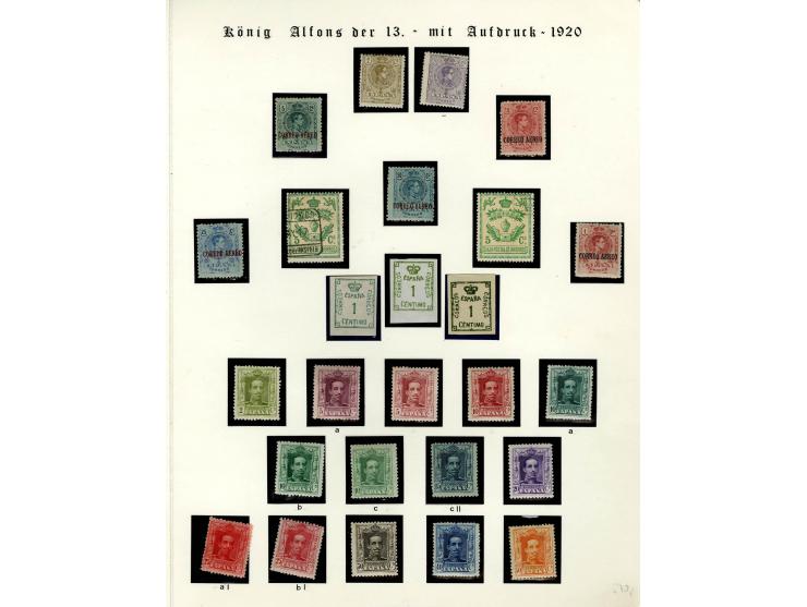 1867/1950, meist ungebrauchte Partie auf Seiten, dabei u.a. Aufdruckausgaben 1927, Mi. 444-56 (3), 598-610, 721-26(2), Block 