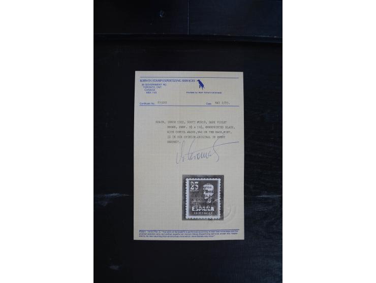 1905/45, vorwiegend ungebrauchte und postfrische Partie mit besseren Werten, dabei Mi.-Nr. 64 ungebraucht, Mi.-Nr. 598-610, 7