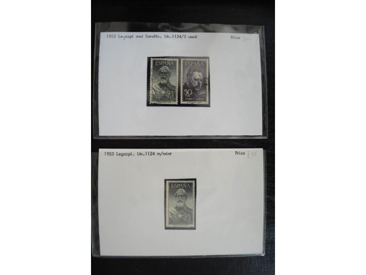 1920/53, reichhaltige Lagerpartie Luftpostausgaben mit auch einigen Abarten, dabei u.a. auch mehrfach Mi. 985-87