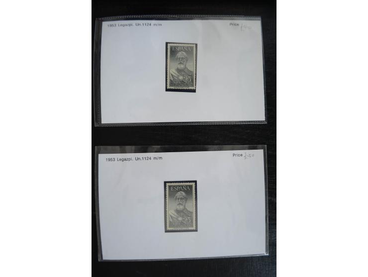 1920/53, reichhaltige Lagerpartie Luftpostausgaben mit auch einigen Abarten, dabei u.a. auch mehrfach Mi. 985-87