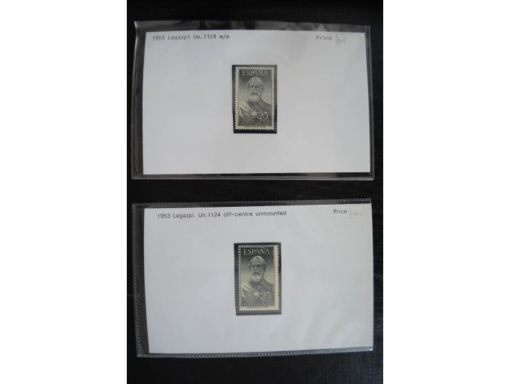 1920/53, reichhaltige Lagerpartie Luftpostausgaben mit auch einigen Abarten, dabei u.a. auch mehrfach Mi. 985-87