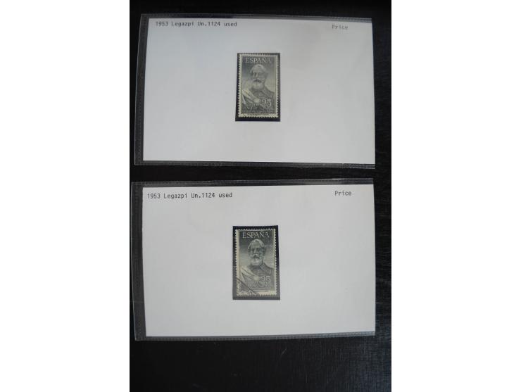 1920/53, reichhaltige Lagerpartie Luftpostausgaben mit auch einigen Abarten, dabei u.a. auch mehrfach Mi. 985-87