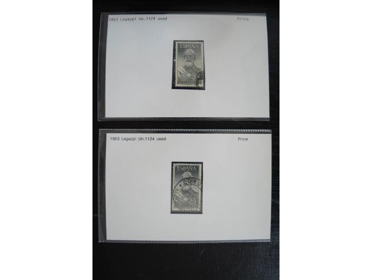 1920/53, reichhaltige Lagerpartie Luftpostausgaben mit auch einigen Abarten, dabei u.a. auch mehrfach Mi. 985-87