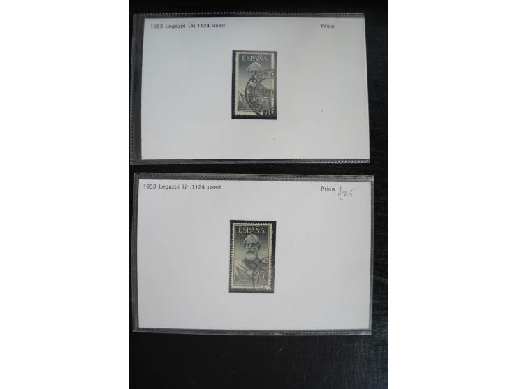1920/53, reichhaltige Lagerpartie Luftpostausgaben mit auch einigen Abarten, dabei u.a. auch mehrfach Mi. 985-87
