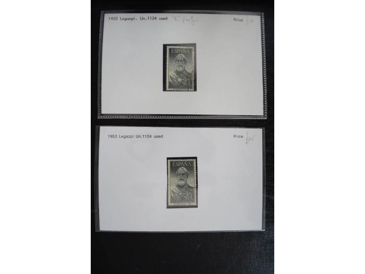 1920/53, reichhaltige Lagerpartie Luftpostausgaben mit auch einigen Abarten, dabei u.a. auch mehrfach Mi. 985-87