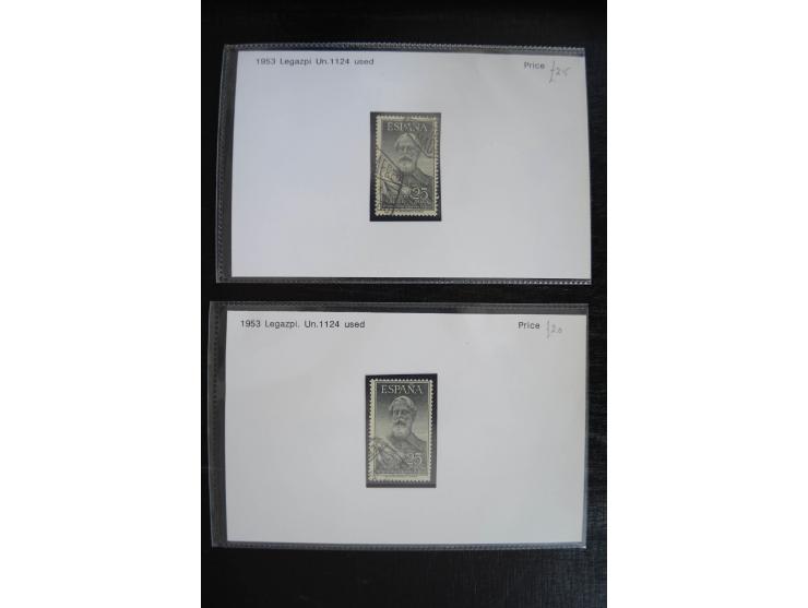1920/53, reichhaltige Lagerpartie Luftpostausgaben mit auch einigen Abarten, dabei u.a. auch mehrfach Mi. 985-87