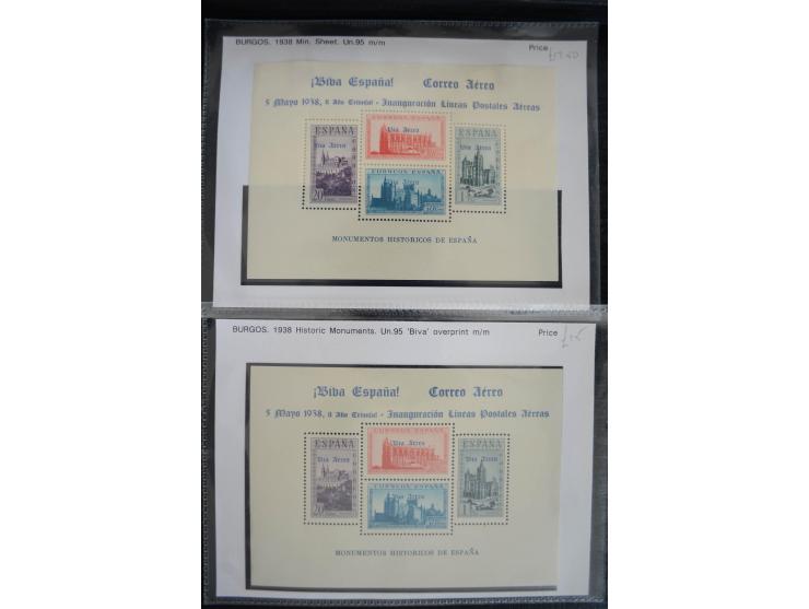 1920/53, reichhaltige Lagerpartie Luftpostausgaben mit auch einigen Abarten, dabei u.a. auch mehrfach Mi. 985-87