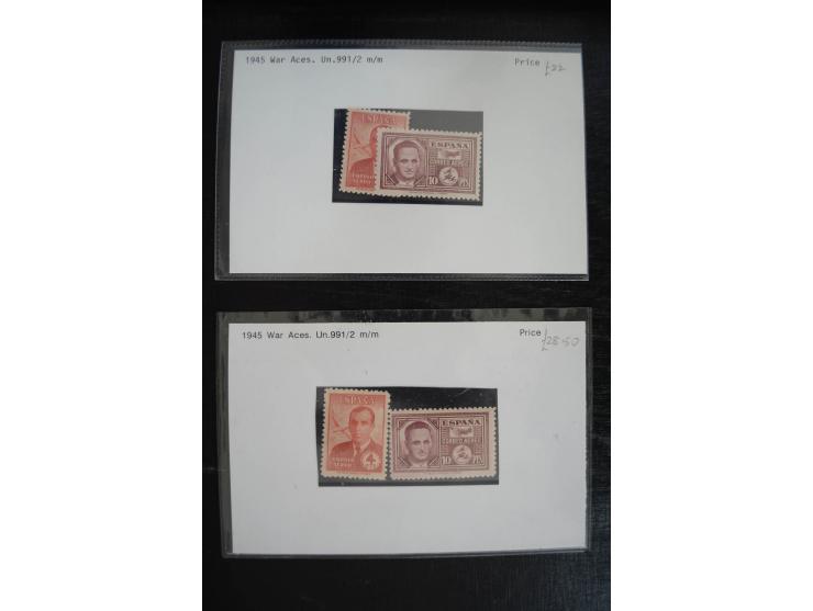 1920/53, reichhaltige Lagerpartie Luftpostausgaben mit auch einigen Abarten, dabei u.a. auch mehrfach Mi. 985-87